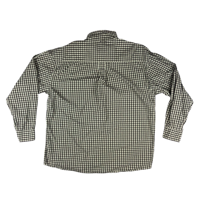 Vintage Brown and White Timberland Plaid Shirt XXL