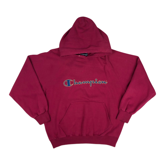 Vintage Champion Red Hoodie XL