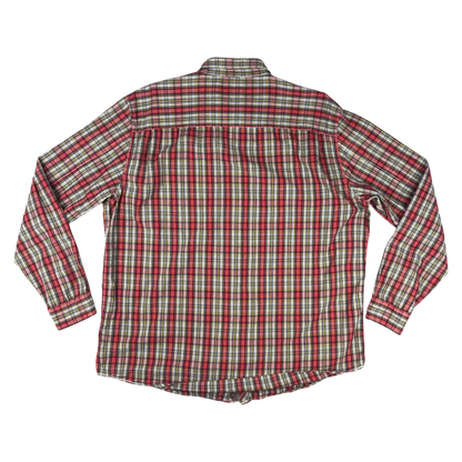Vintage Lee Red, Blue, and Yellow Plaid Shirt XL