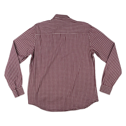 Vintage Wrangler Red and White Plaid Shirt M