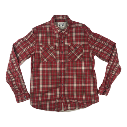 Vintage Red Converse Plaid Flannel Shirt M