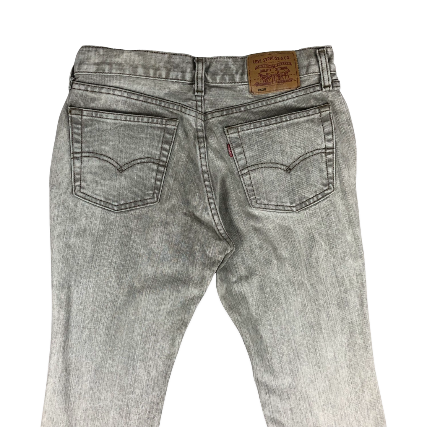 Vintage Levi's White Flared Jeans 30W 31L