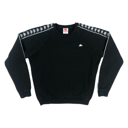 Vintage Kappa Black Sweatshirt L