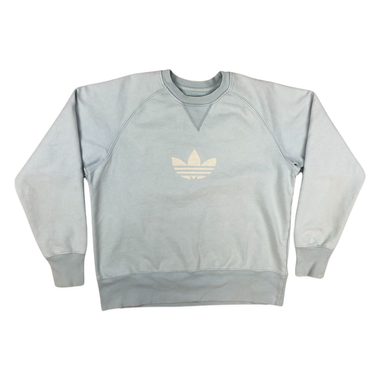 Vintage Y2K Adidas Baby Blue Sweatshirt L