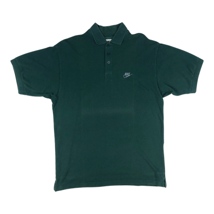 Vintage 90s Nike Green Polo Shirt L