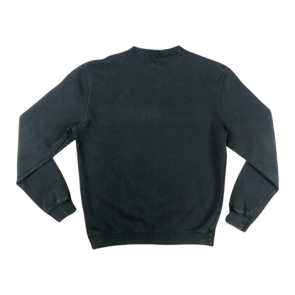 Vintage Champion Black Spell Out Sweatshirt L