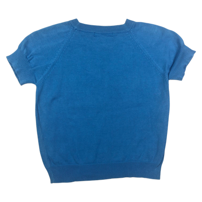Vintage Light Blue Jill Stuart Spell out Short Sleeved Jumper 8