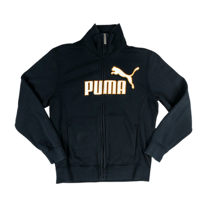 Vintage Puma Black Track Jacket L