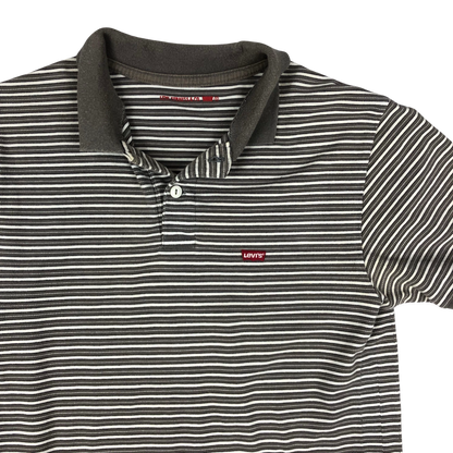 Vintage Levi's Striped Polo Shirt S