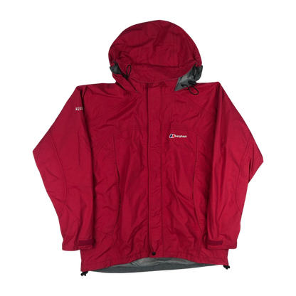 Vintage Red Berghaus Zip-up Outdoor Jacket L