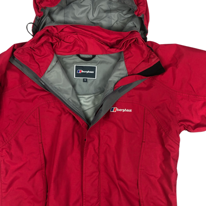 Vintage Red Berghaus Zip-up Outdoor Jacket L