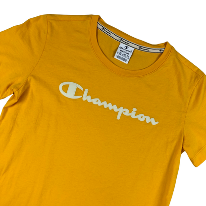 Vintage Champion Yellow Tee 10