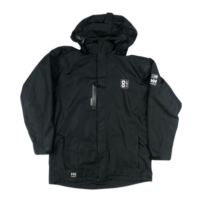 Vintage Helly Hansen Black Raincoat XL