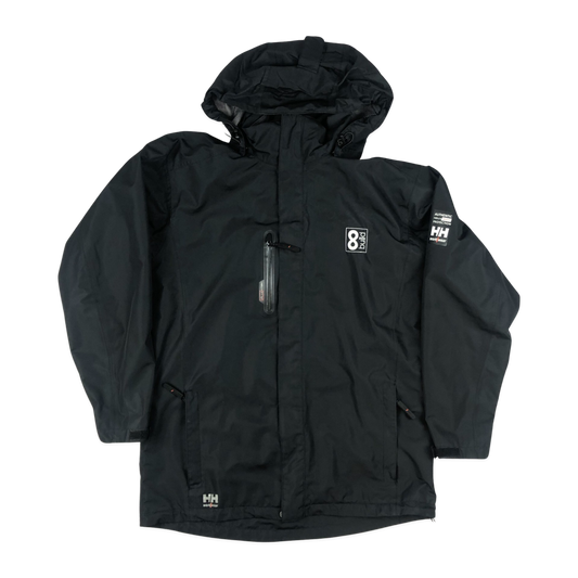 Vintage Helly Hansen Black Raincoat XL