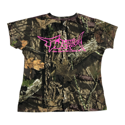 Vintage Hunting Camo Graphic Print Tee L