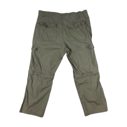 Vintage Beige Zip-off Cargo Trousers 36/26