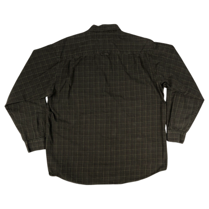 Vintage Columbia Brown Plaid Shirt XL