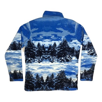 Vintage Atlas Zip-up Wolf Fleece Jacket 10 12 14 16