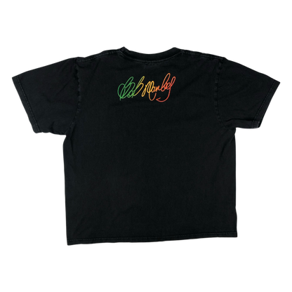 Vintage Black Bob Marley One Love Graphic Tee L