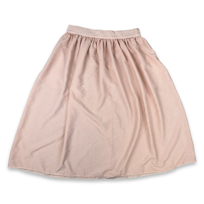 Vintage Pink Printed Pattern Midi Skirt 10