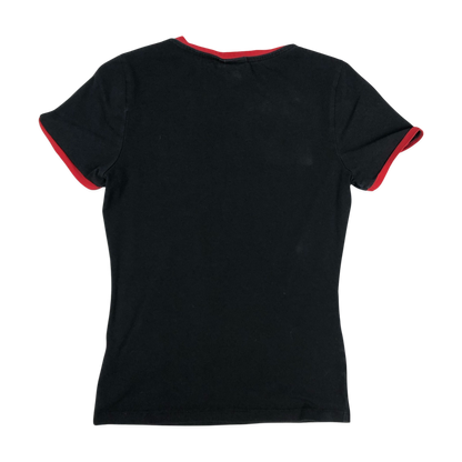 Coca Cola Black and Red Ringer Baby Tee 4