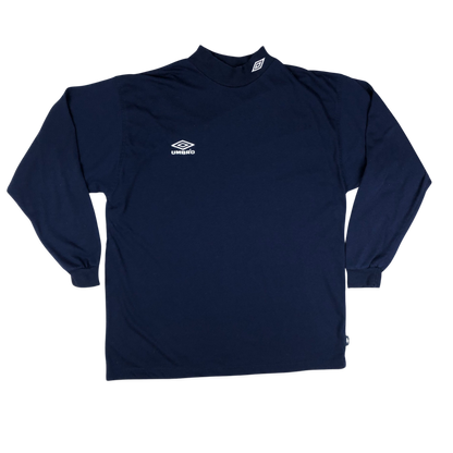 Vintage Umbro Navy Long Sleeve Tee XL