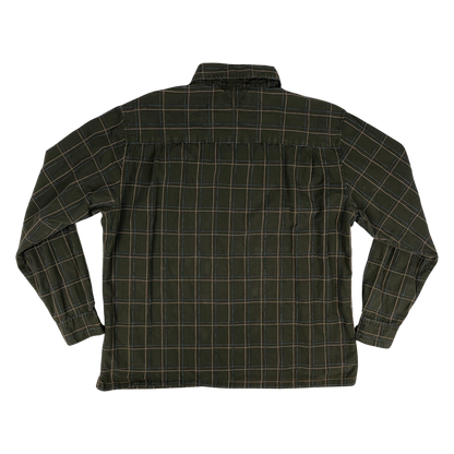 Vintage Wrangler Green Plaid Shirt XL