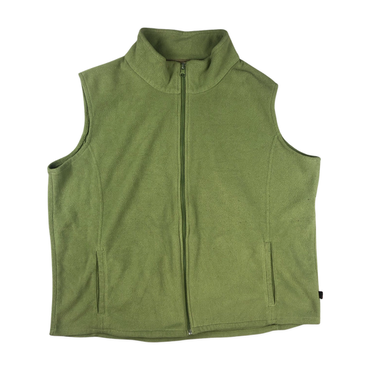 Vintage Woolrich Ladies Green Fleece Gilet 18