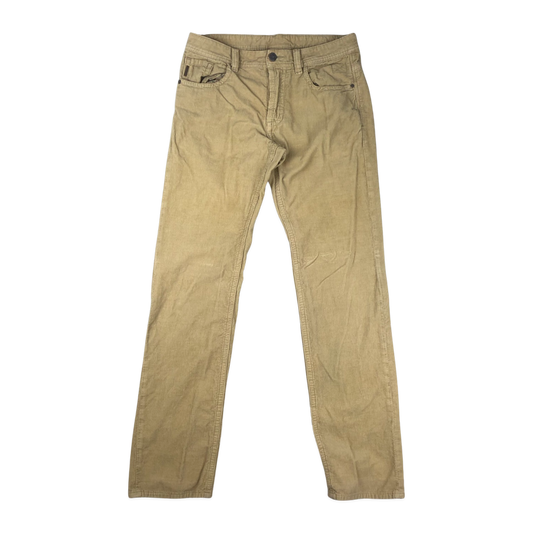 Vintage Beige Cord Trousers W34L32