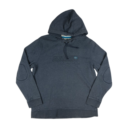Vintage Y2K Nike Blue "Swoosh" Hoodie L