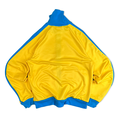 Puma PELE RARE Yellow Blue Football Track Jacket L