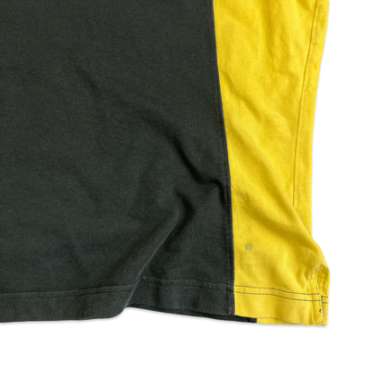 Y2K Nike Black & Yellow Sleeveless Zip Polo Shirt 14