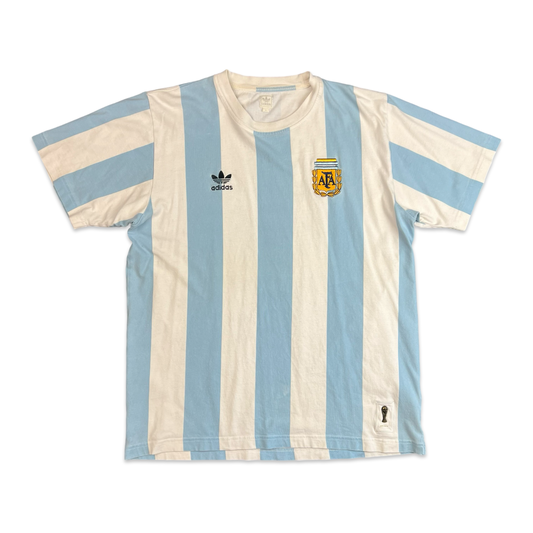 00's Adidas Argentina Football Team T-shirt L