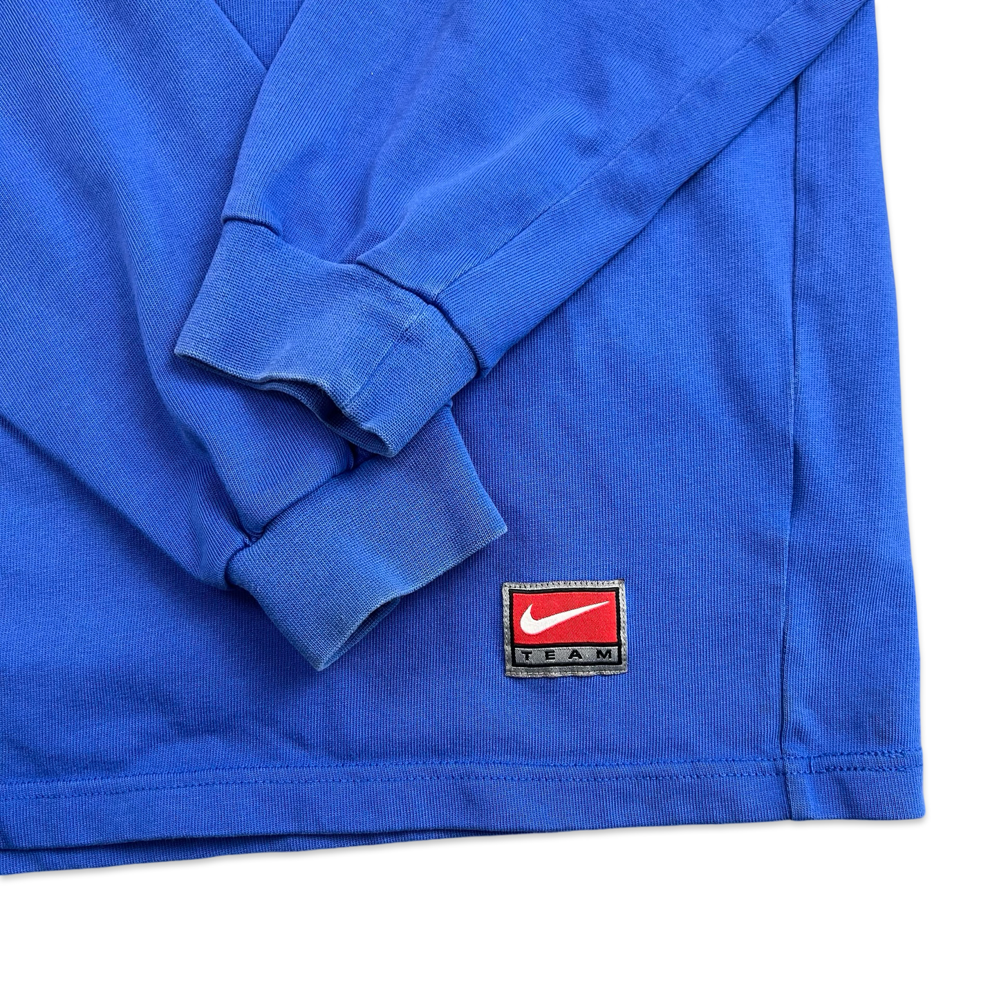 Nike France Football Long Sleeved Blue Polo Shirt XXL