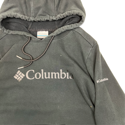 Columbia Black Spell Out Hoodie M