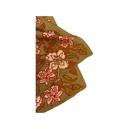 Vintage Floral Scarf