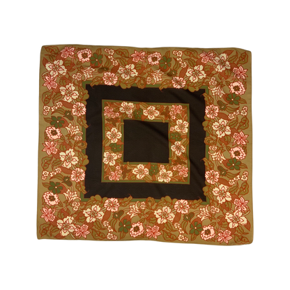Vintage Floral Scarf