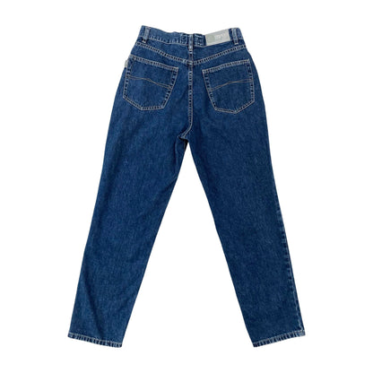 Vintage Esprit High Waisted Dark Blue Slim Jeans 10