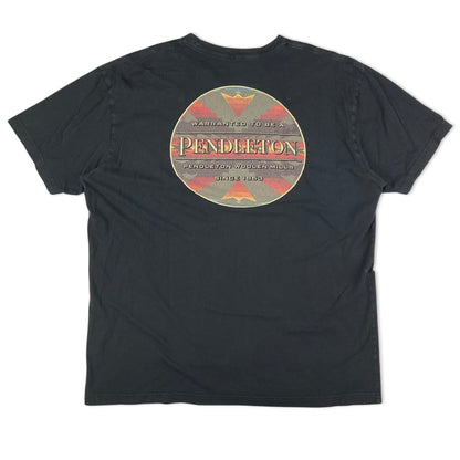 Pendleton Black Logo Print Tee L XL