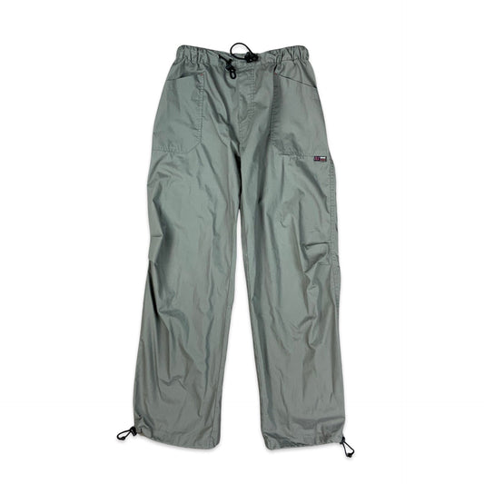 Y2K 00s Grey Cargo Trousers 6 8