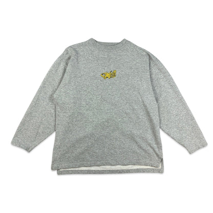 90s Y2K Vintage Grey O’Neill Sweatshirt Yellow Graphic L XL 2XL
