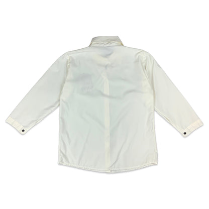 Vintage White Blouse Novelty Bird Embroidery 8 10
