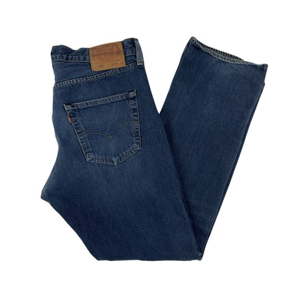 Vintage Levi’s ‘Big E’ 501 Straight Leg Jeans Mid Blue W34L31