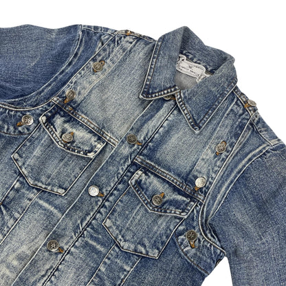 Vintage Ladies Denim Jacket with Detatchable Sleeves 10