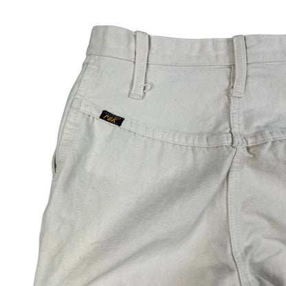 Vintage Y2K Vintage Ecru Cream Flared Jeans 8
