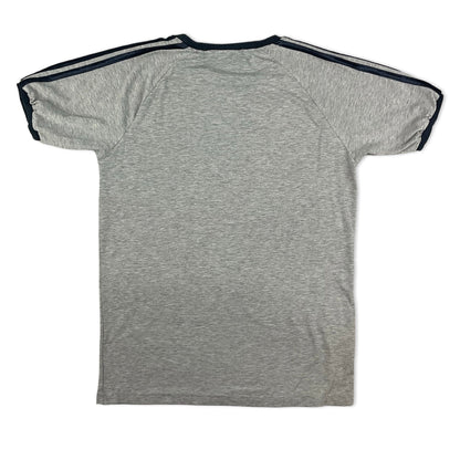 Adidas Grey & Navy Ringer Tee XS S OB