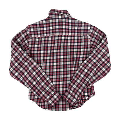 Vintage Levi's Red and White Plaid Flannel Shirt 8