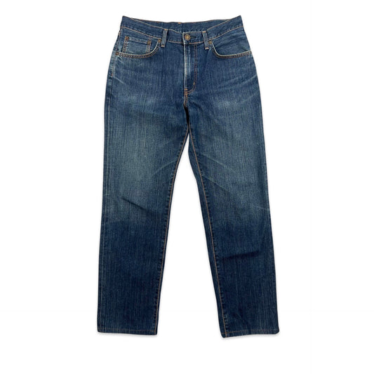 Vintage Edwin Blue Straight Leg Jeans W30 L30
