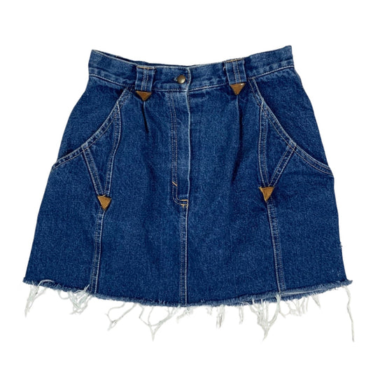 Vintage 90s Denim Mini Skirt 8