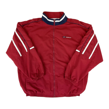 Vintage 00s Reebok Red Windbreaker Size 3XL